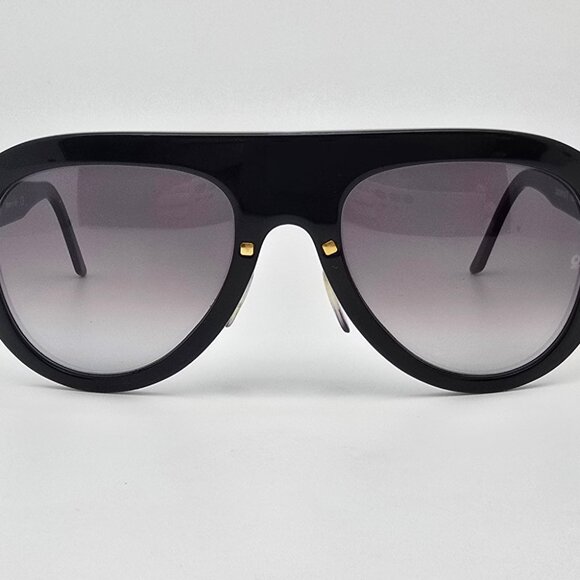Osklen Ipanema II 43844 Black Frame Grey Gradient Lens Aviator Sunglasses Italy main image 13